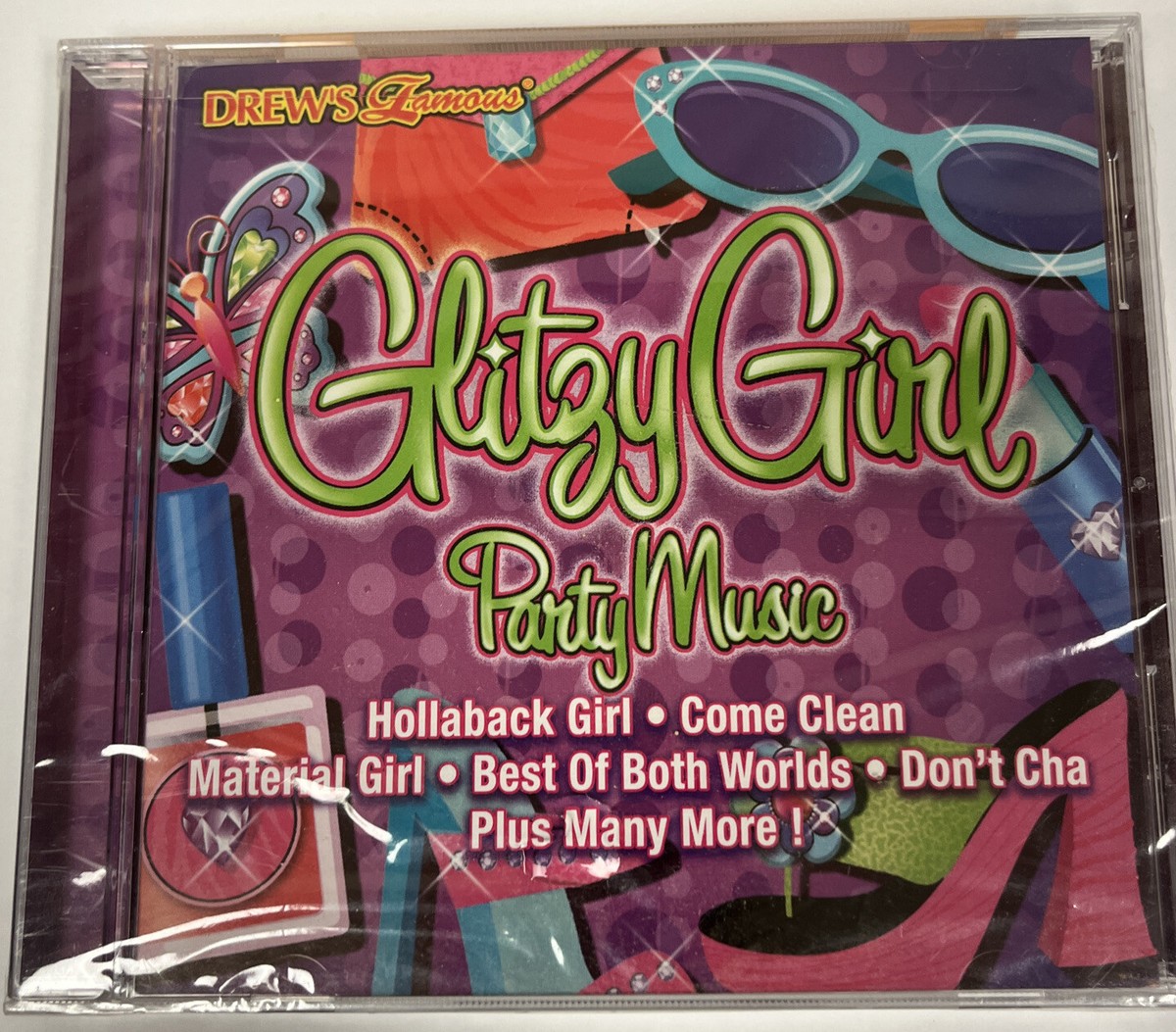 Drew's Famous Glitzy Girl Birthday Party Music CD. TUTM Ent. New
