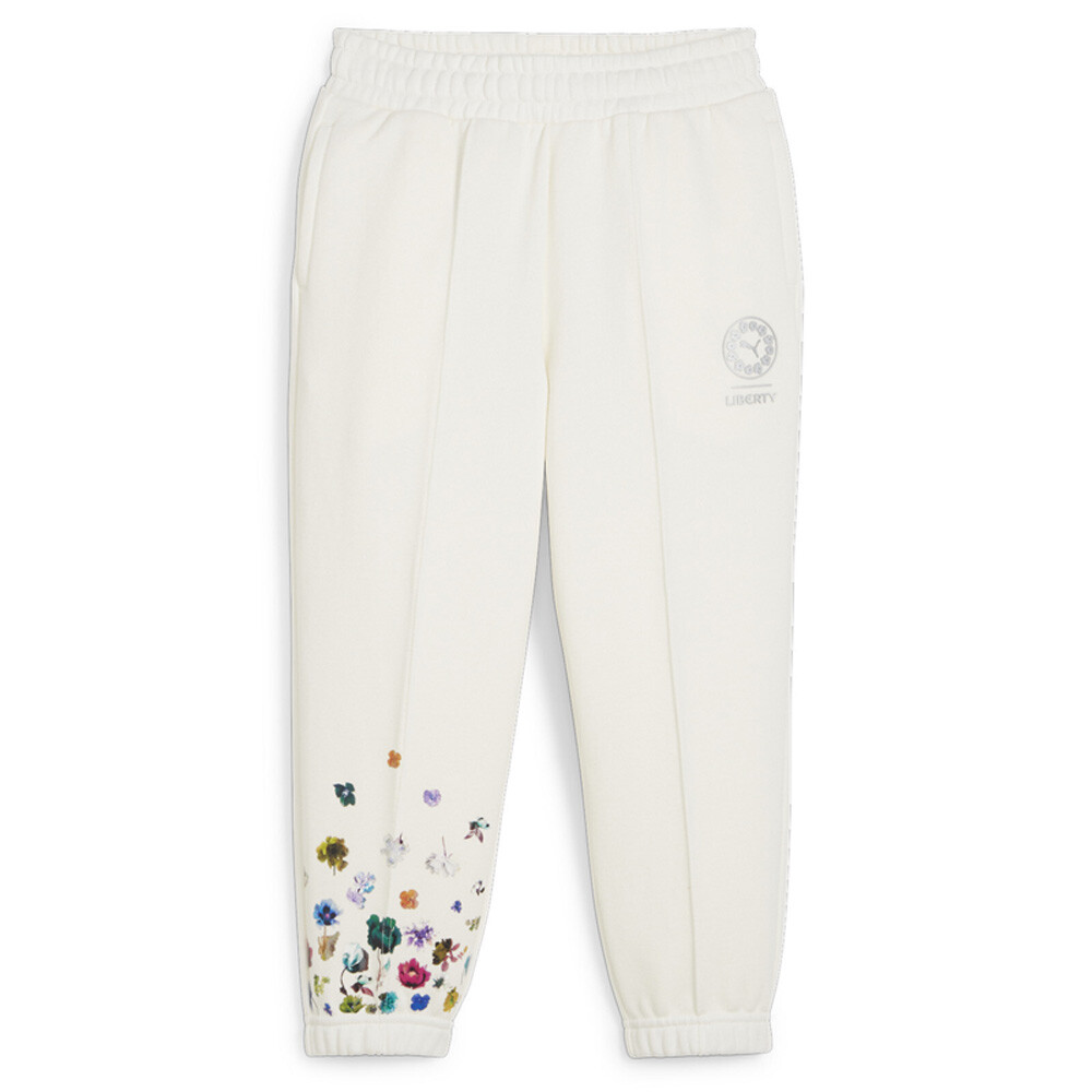 Спортивные штаны Puma X Liberty для девочек, белые повседневные спортивные штаны 62223865