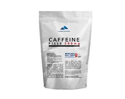 CAFFEINE 200mg EXTRA STRONG TABLETS PILLS 100% PHARMACEUTICAL QUALITY
