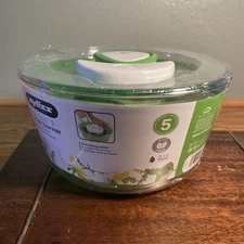 Zyliss Easy Spin 2 Large Salad Spinner Fast Drying BPA Free Pull Cord Style NEW