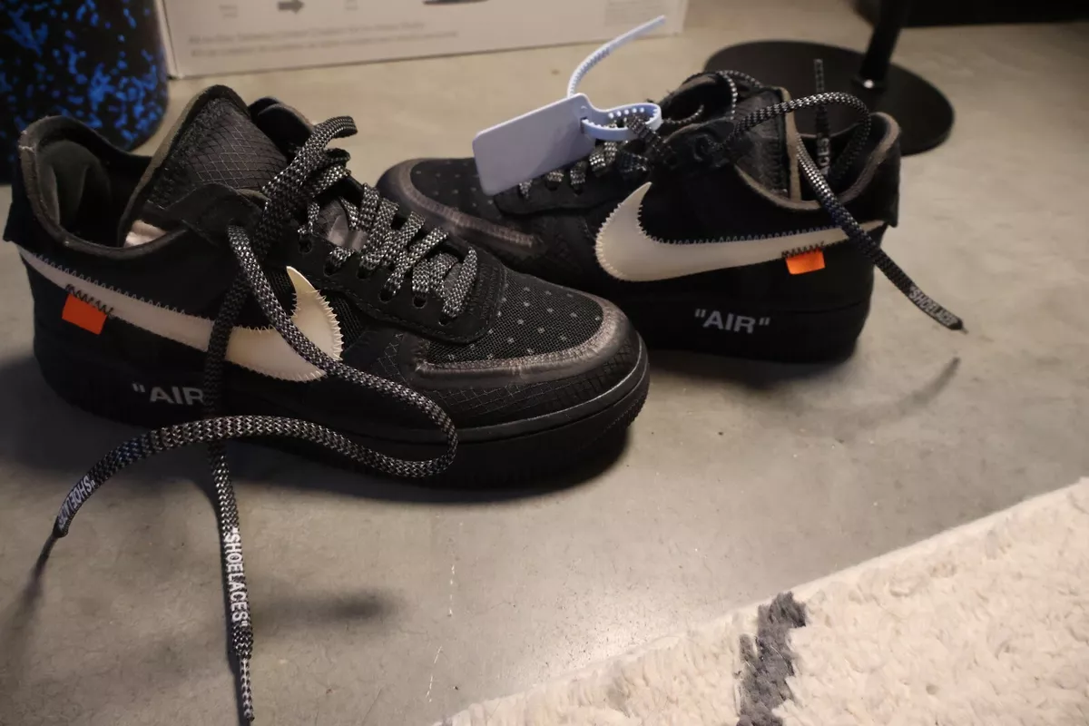 Size - Nike Air Force Low x OFF-WHITE Black | eBay