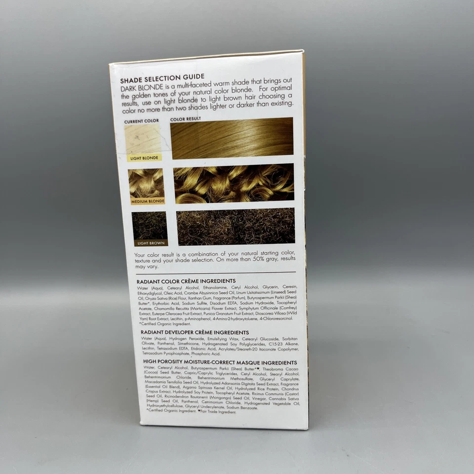 Crema permanente para cabello HIDRATACIÓN DE KARITÉ RUBIO OSCURO rica en hidratación nutritiva Foto 2 de 4