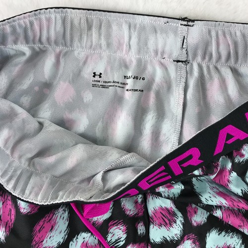 UNDER ARMOUR Kids Girls Printed Shorts NWT LARGE - Picture 4 of 4