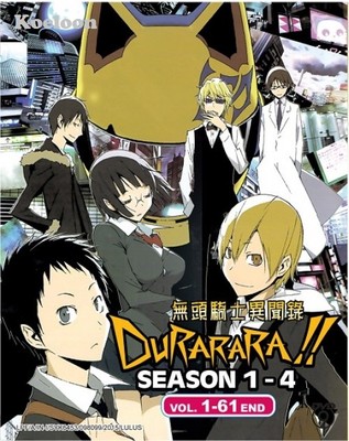 DVD Japan Anime DURARARA!! Complete Season 1-4 Boxset (1-61) English Subtitle