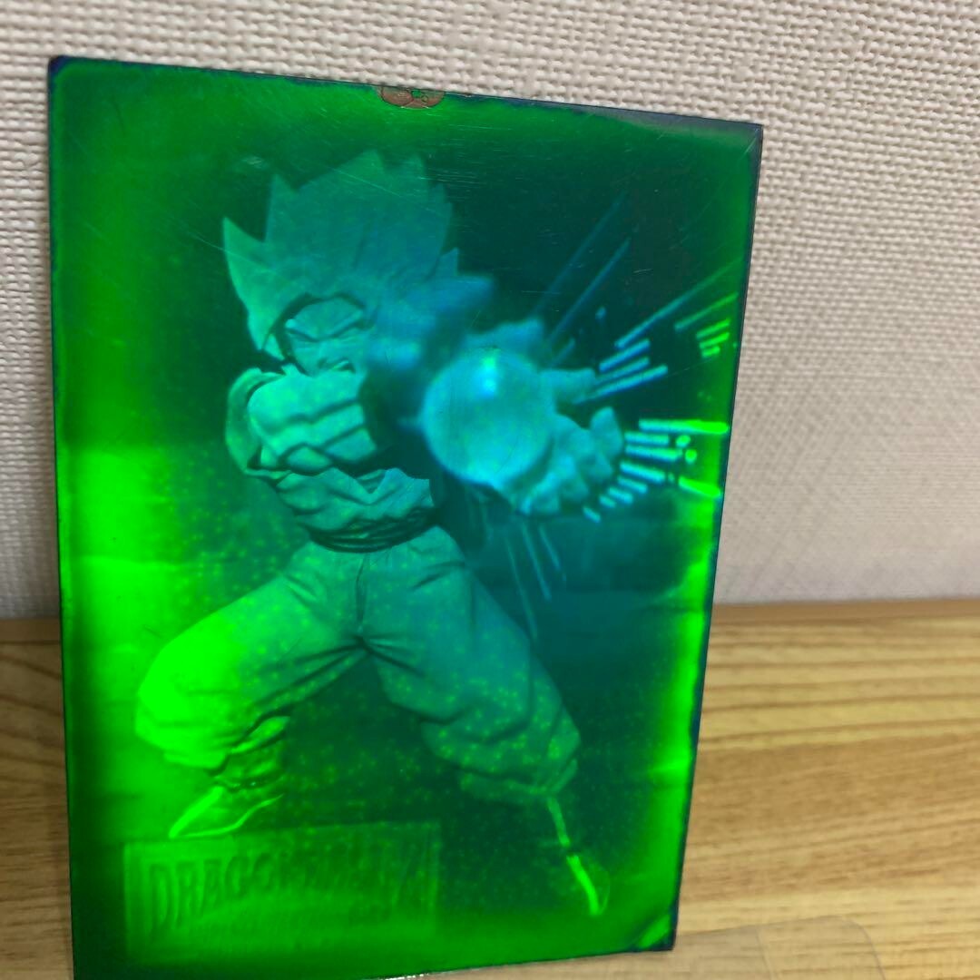 Dragon Ball Z Amada 3D Hologram Card Super Saiyan Son Goku Dragon Ball Z Amada 3D Hologram Card Super Saiyan Son Goku