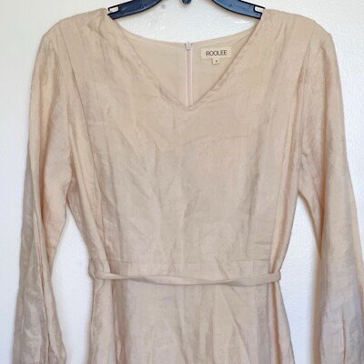 sir iris linen dress Iris Twist Linen Mini Dress [size AU2 sample sale] – Szaszer main image 0