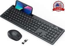 Combo De Teclado Y Mouse Inalambricos Compact Slim Para Apple Imac Pc Deskto...