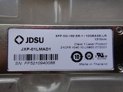 JDSU JXP-01LMAD1 XFP OC-192 SR-1 10G LR 1310nm Lot of 3