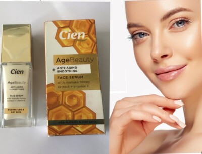 AGE BEAUTY CIEN EXTRAKT GESICHTSPFLEGE SERUM + VITAMIN E 30ML x 2