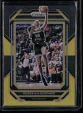 2023 Panini Prizm WNBA #98 Rebekah Gardner Black Gold #1/5