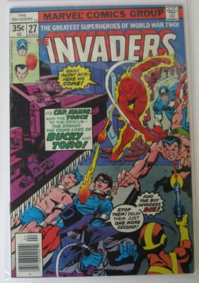 Invaders #27 Agent Axis 1978 Marvel Comics Bucky Barns
