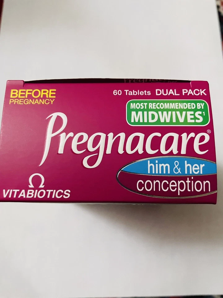 Pregnacare él y su concepción para parejas tratando de tener un bebé 2x30 tabletas Foto 3 de 4