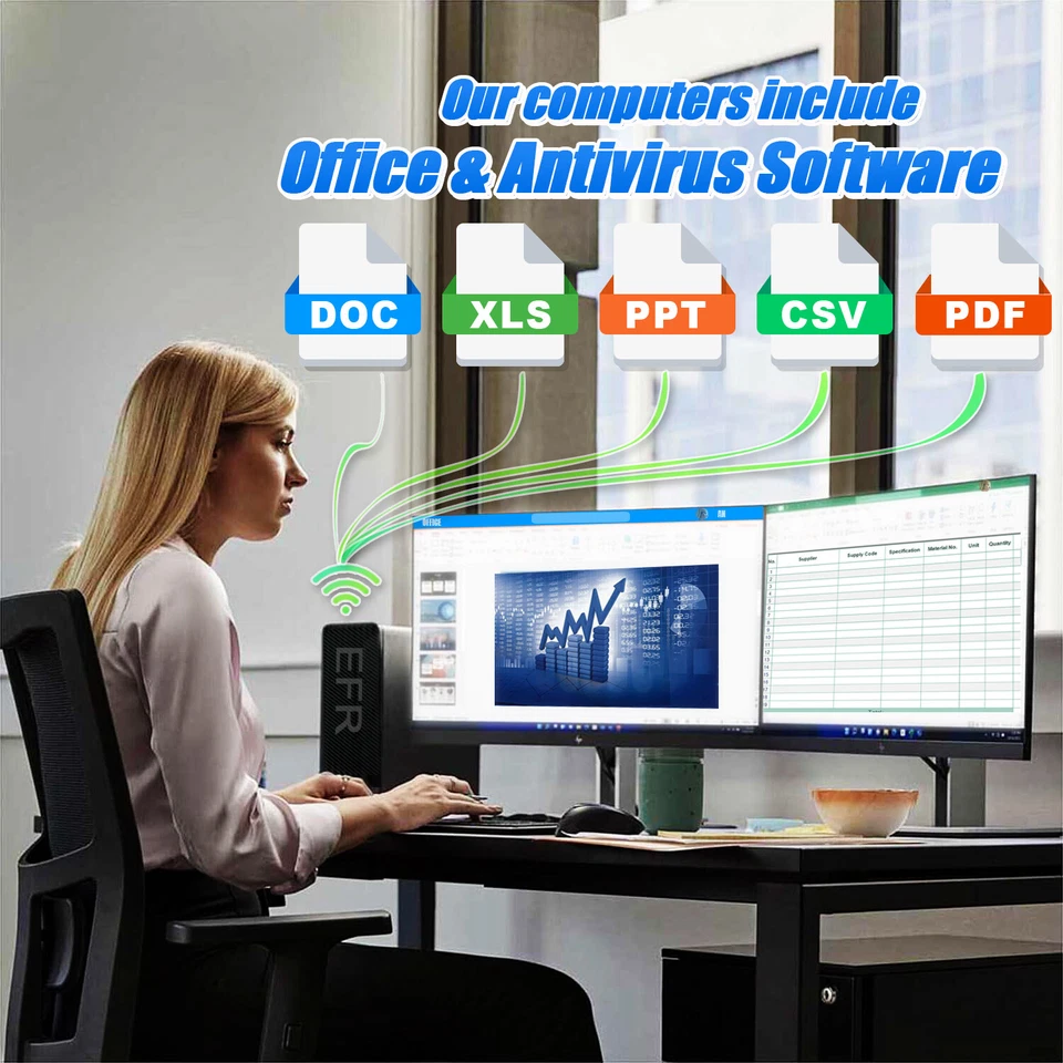 DELL Mini Desktop Computer PC i5, Up to 32GB RAM, M.2 SSD, Windows 10/11, WiFi - Image 2 of 4