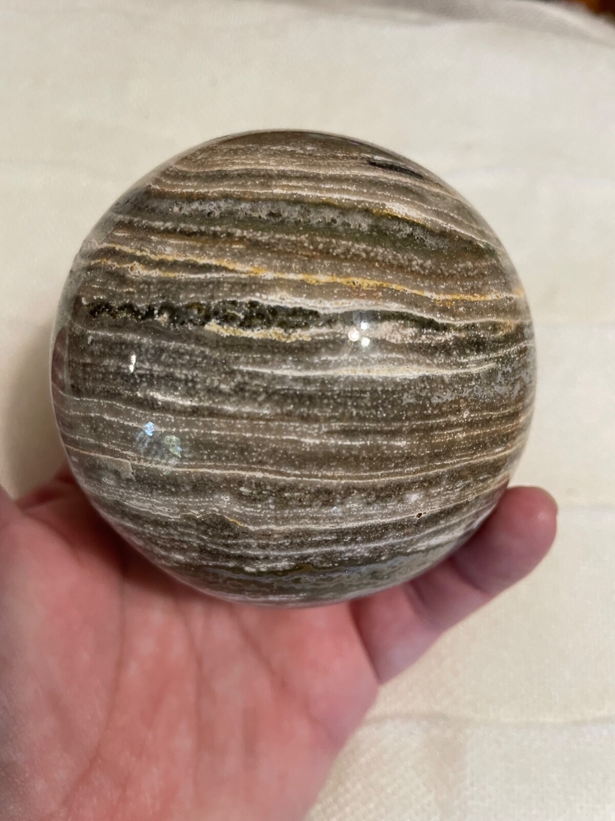 Aragonite sphere
