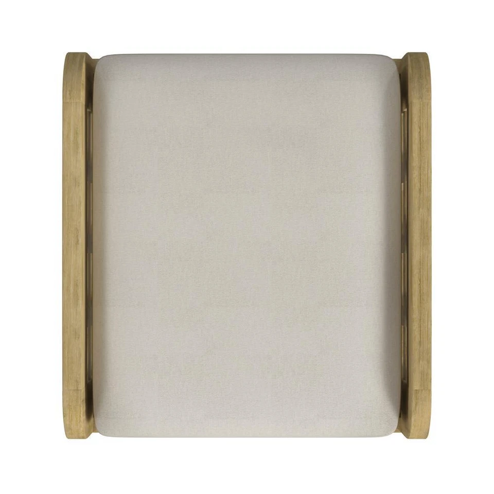 Otomana de exterior Company Monhegan de teca, marrón claro Foto 4 de 4