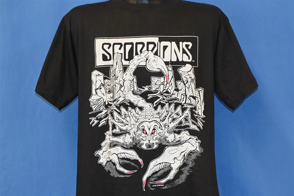 Preços baixos em Camiseta Scorpions Tour em Camisetas Vintage