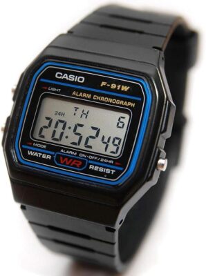 Casio watch standard digital watch F-91W-1 From Japan
