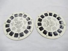 Lot of 2 vintage/old View-Master Reel 1062 Night Before Christmas