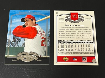 #ad ROCKY COLAVITO Vintage Legends Premium Oddball Singles CLEVELAND INDIAN SEE LIST $6.99