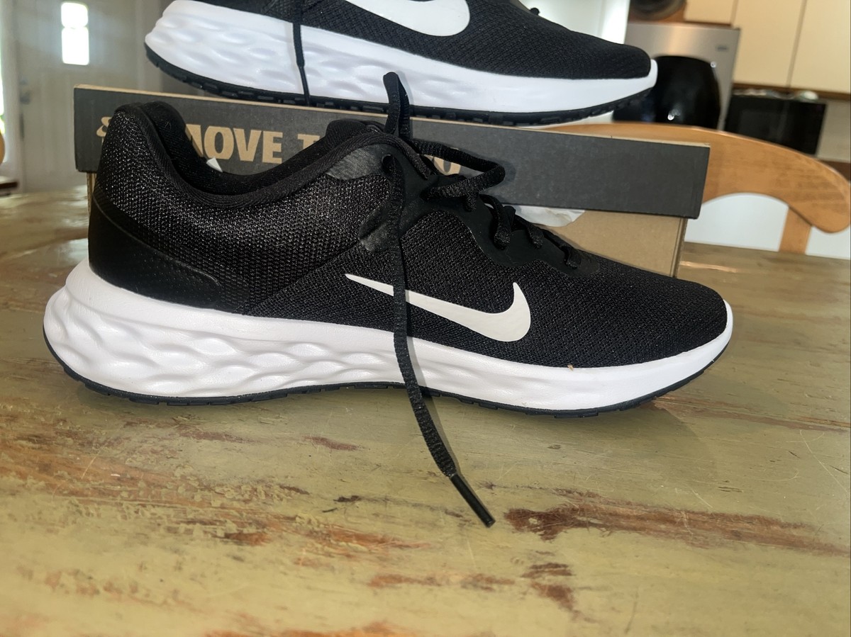 Nike Revolution 6 Mens Size 13 Next Nature Running Shoes Black White DC3728-003 Nike Revolution 6 Next Nature  main image 2