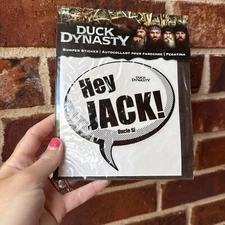 Duck Dynasty Auto Decal Bumper Sticker Hey Jack! Uncle Si A&E