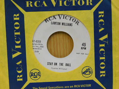 Lawton Williams promo country 45 Stay On The Ball bw Im Not All Here on RCA