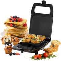 Giles & Posner Compact 2 In 1 Party Snack Maker Mini Sweet & Savoury Non-stick