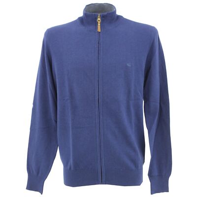  CAMEL ACTIVE Herren langarm Strickjacke Baumwolle mittelblau 22593