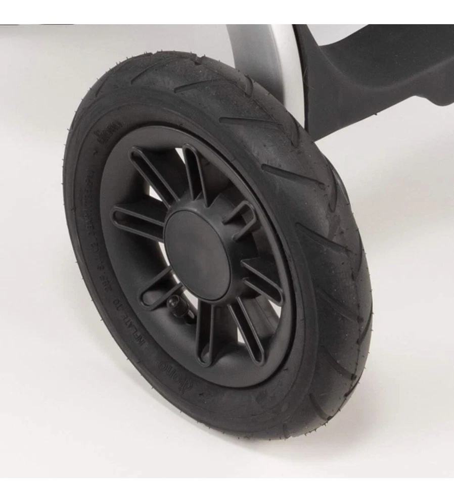 Replacement Rear Tires for Diono Quantum Air Filled Rear Tires, Black (2-pack) - Image 3 of 3