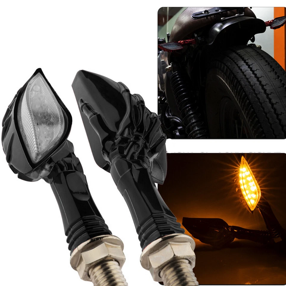 2x Motorcycle LED Turn Signal Light for Kawasaki Concours 1000 14 Eliminator 125 Foto 2 de 4
