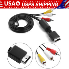 New 6 Feet RCA AV Audio Video Composite Cable Cord for Sony PS1 PS2 PS3 PS3 Slim