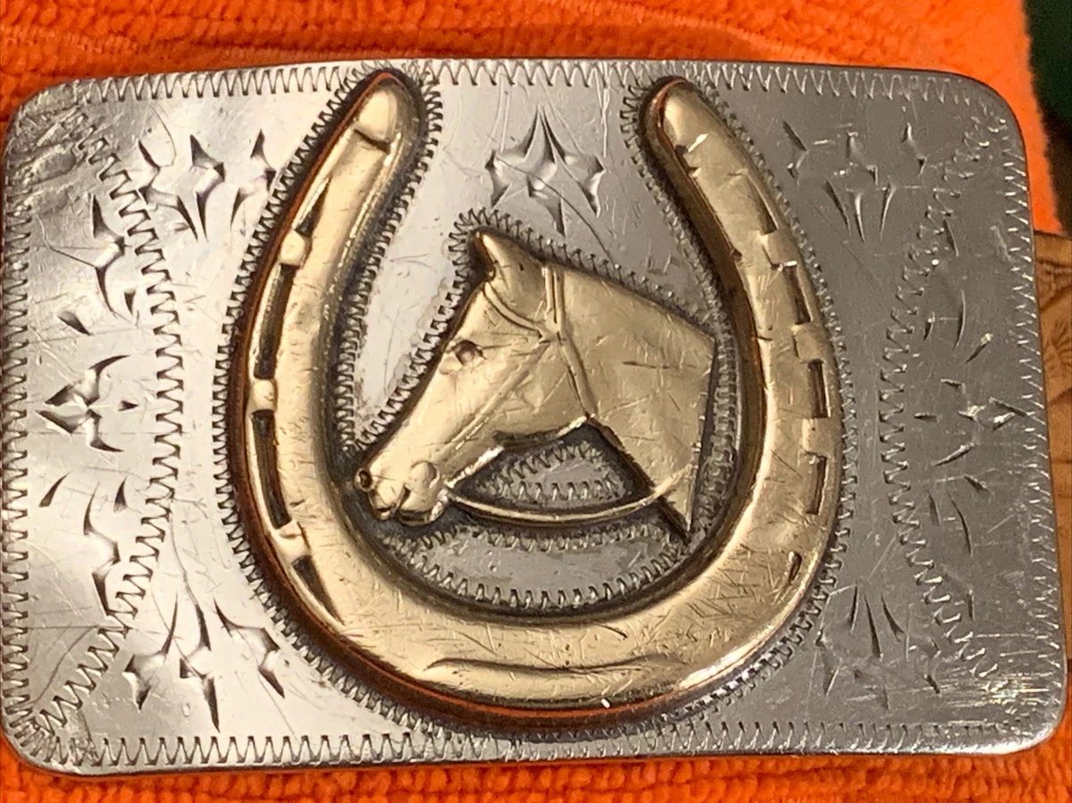 Nickel top belt buckle