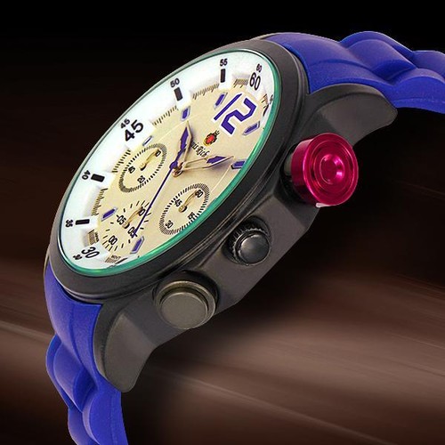 Louis Richard Belvedere Chronograph Mens Watch / MSRP $879.00 ( 4 COLORS ) - Picture 12 of 12