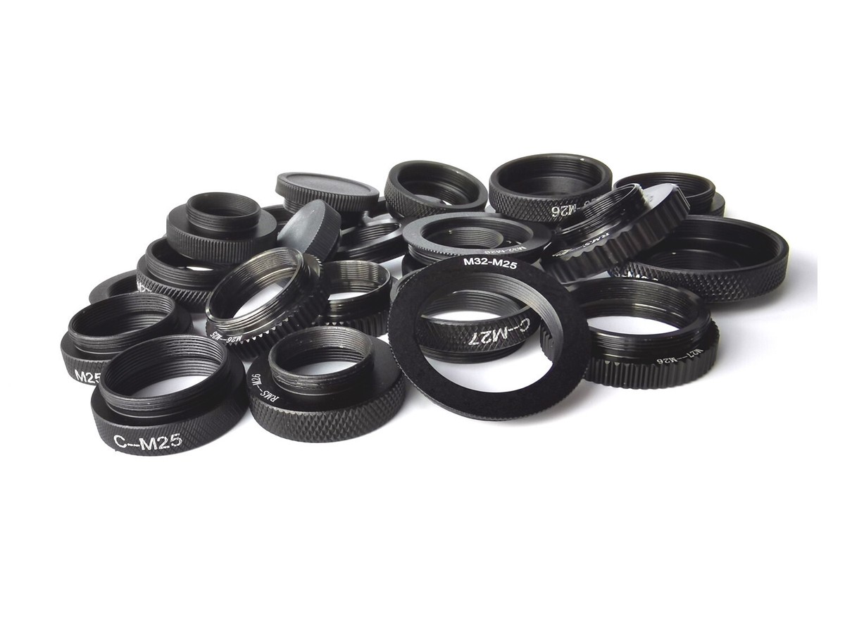 28 Mm M Mount RMS To M25/M26/M27/M32/M42 C-Mount Lens Adapter Ring ...