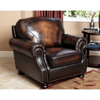 Abbyson Tannington Top Grain Leather Chair - on sale Abbyson Tannington Top Grain Leather Chair - on sale