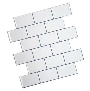 vinyl peel stick subway tile crystiles backsplash x12 pro seri