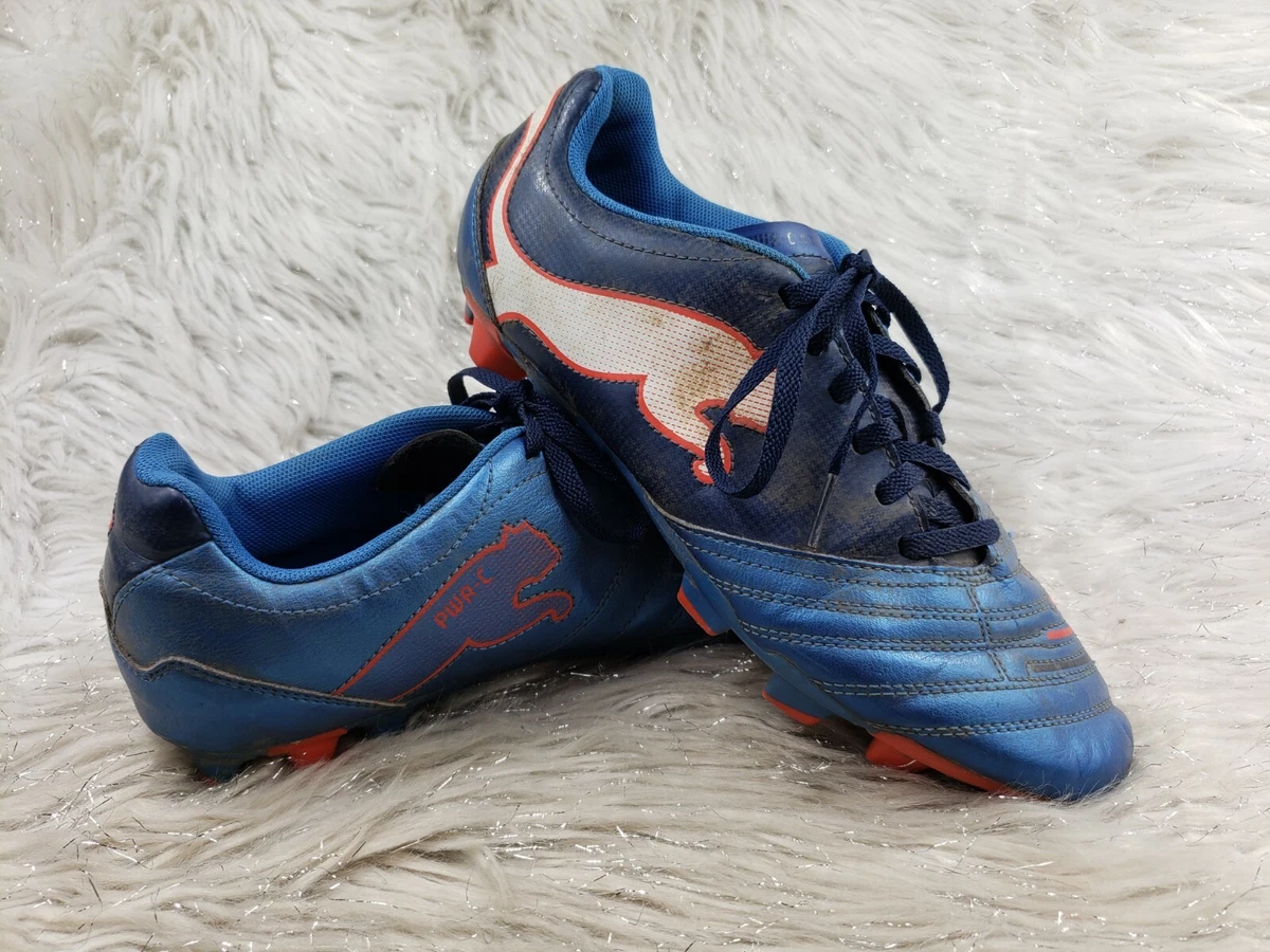 munt schildpad kom PUMA Power-Cat PWR-C 4.12 Blue Soccer Cleats Big Kids Size US 7 EUR 39 |  eBay