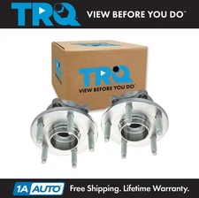 TRQ Front or Rear Wheel Hub & Bearing LH RH Kit Pair Set of 2 for Ford Lincoln