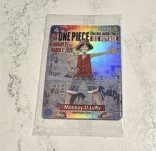 One Piece Monkey.D.Luffy College Basketball US Voyage P-055 Gonzaga Promo Sealed