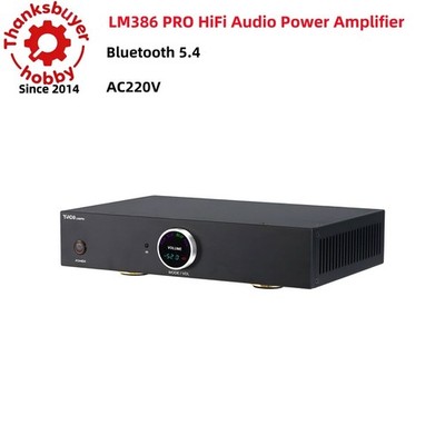 LM386 PRO Bluetooth5.4 HiFi Audio Power Amplifier LM3886x2 Support Remote 220V *
