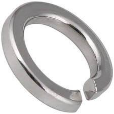 Split Lock Washers DIN 127B - Zinc Plated Spring Steel - Sizes M6 to M20