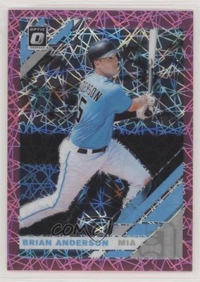 2019 Panini Donruss Optic Pink Velocity Prizm 38/199 Brian Anderson #173 fm0