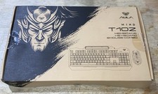 AULA Keyboard, T102 104 Keys Gaming Keyboard and Mouse Combo with RGB Backlit