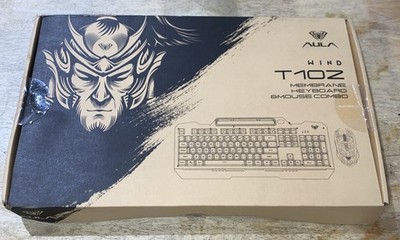 AULA Keyboard, T102 104 Keys Gaming Keyboard and Mouse Combo with RGB Backlit