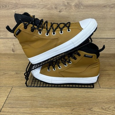 Converse Schuhe Unisex Gr. UK 6 All Terrain Waterproof Hi Top Wheat Tan Leder