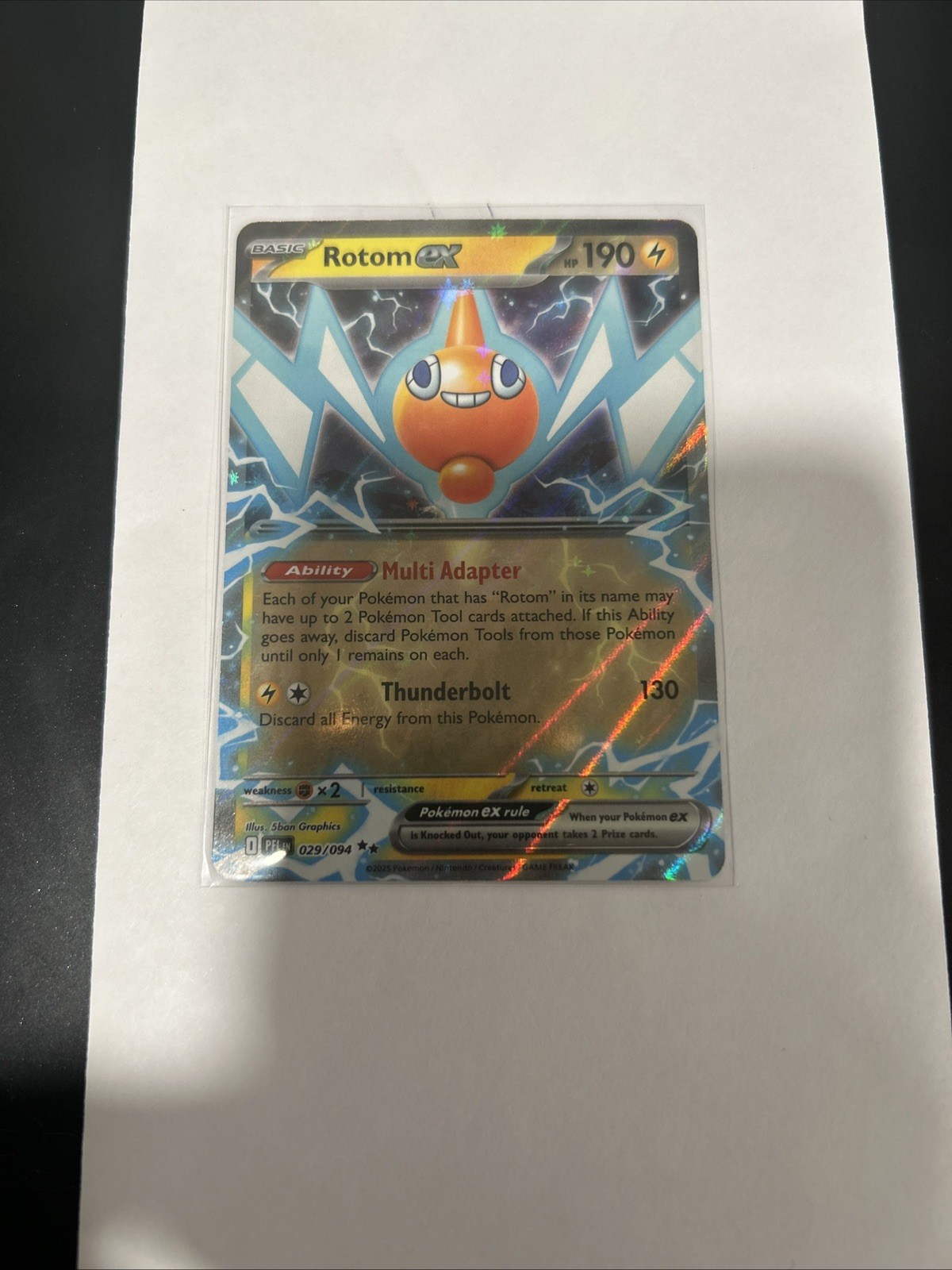 Rotom ex 029/094 Double Rare ME02: Phantasmal Flames Pokémon TCG NM