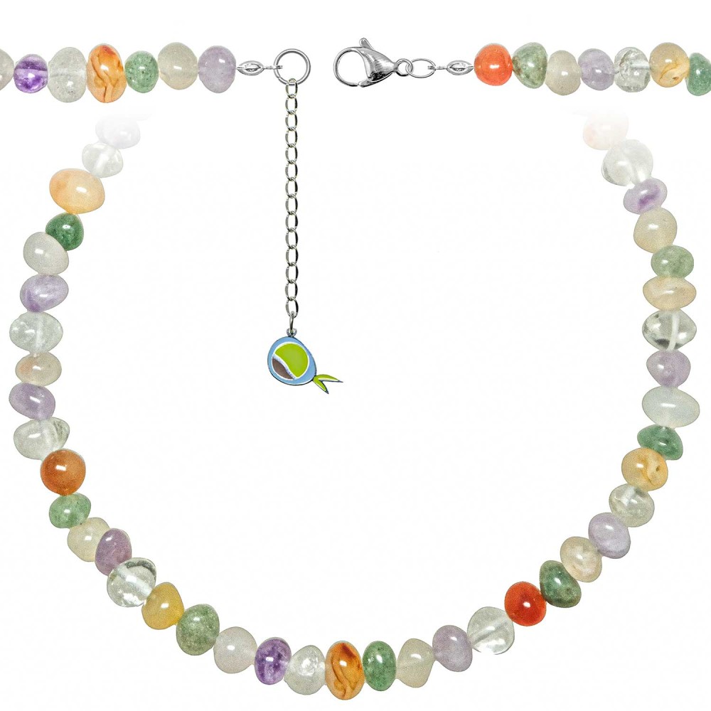 Collier pierres naturelles mixtes | Sélection joaillerie perles baroques