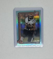 2025 Topps Chrome Football Chase Brown Teal Refractor /299 Cincinnati Bengals