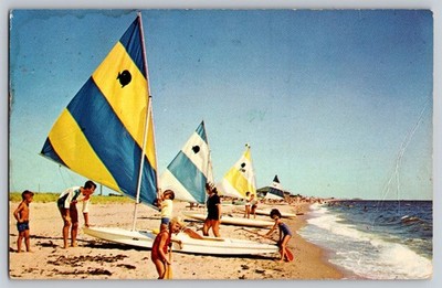 Ready to Shove Off 1975, beach wind sailing