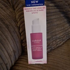 Image of Lumene Nordic Bloom Anti-Wrinkle & Dark Spots Night Serum 30ml sealed RL